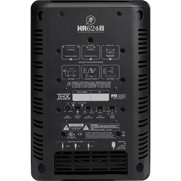 Mackie HR624mk2 Interruttore a due vie cablato, nero