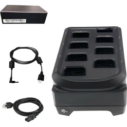 Carregador de bateria Zebra RS5100 de 8 compartimentos