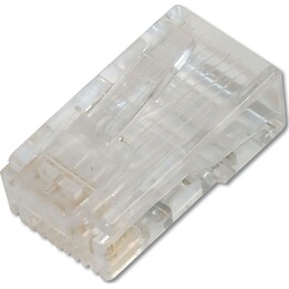 Connettore maschio RJ45 Cat6 UTP, AWG27/7 a 24/7 (1 unità) AK-219602-100U