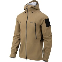 Giacca hardshell Helikon-Tex Squall color coyote, taglia M