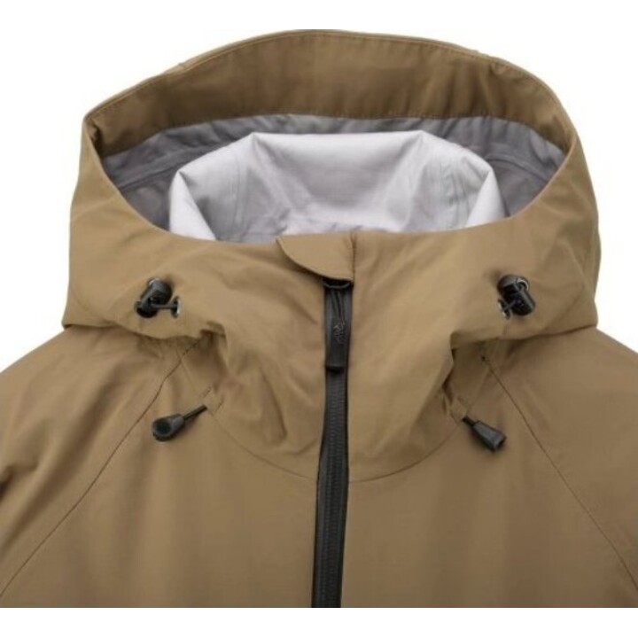 Giacca hardshell Helikon-Tex Squall color coyote, taglia M