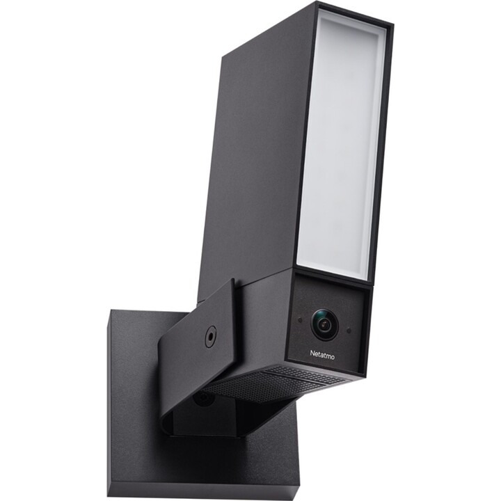 Telecamera da esterno originale Netatmo NOC2-B nera.