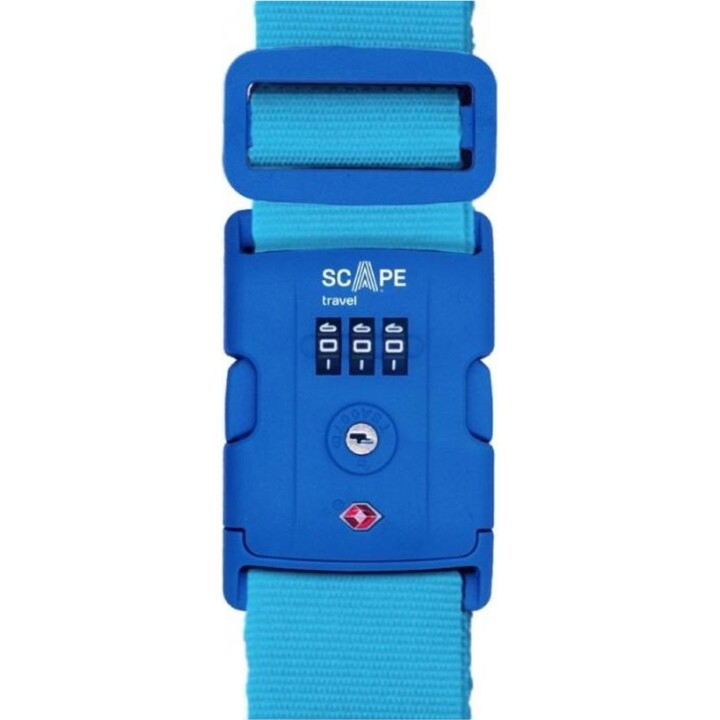 Scape Travel E0120/ Blauer Kombinations-Koffergurt