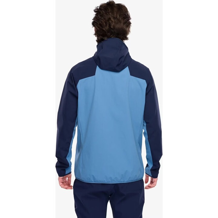 Jaqueta softshell com capuz Millet Kamet Xcs Light - azul-coroa/safira, tamanho: M