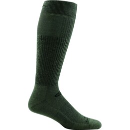 Calcetines tácticos ligeros Darn Tough T3005 de media pantorrilla con amortiguación - verde follaje talla: m