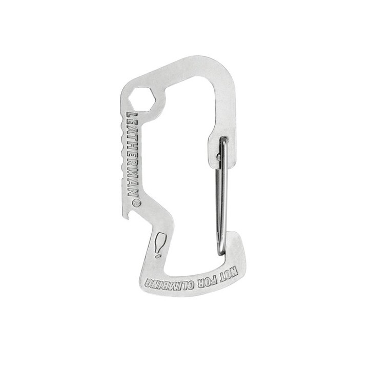 Alicate multifuncional de bolso Leatherman Sidekick com 14 ferramentas, cor prata.