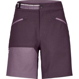 Pantalones cortos de mujer Ortovox Brenta - color baya silvestre oscura