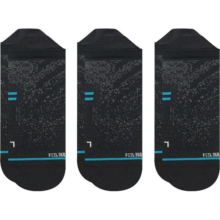 Skarpety biegowe Stance Run Ultralight Tab 3 Pack - black