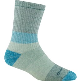 Skarpety trekkingowe damskie Darn Tough Mountaineering Micro Crew Heavyweight with Full Cushion - reed rozmiar: l