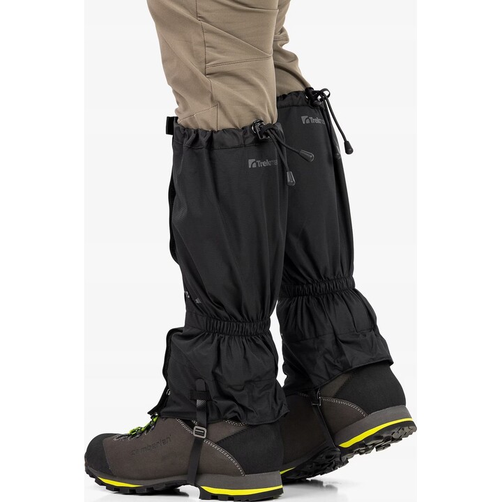 Polainas impermeáveis Trekmates Rannoch - Preto/Preto Tamanho: 38-44