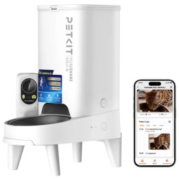 Petkit Yumshare Solo 2 Con Cámara Blanco - Comedero Automático