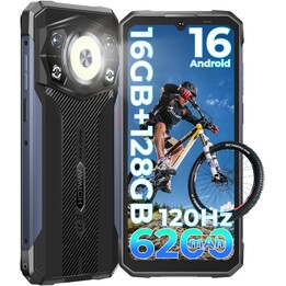 Hotwav Cyber ​​17, 6 GB 128 GB, 6,75 IPS HD+, 6200 mAh, Schwarz