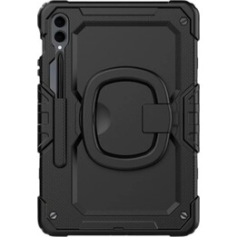 Custodia protettiva girevole Mobilize nera per Samsung Galaxy Tab A9+/A11+