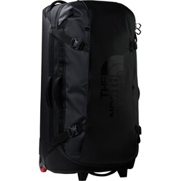 The North Face Base Camp Rolling Thunder 22 Inch Wheeled Duffel Carry-On Suitcase TNF Black/TNF White Ultra-Durable Recycled 100