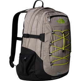 Mochila The North Face Borealis Classic para caminhadas, em nylon cinza.