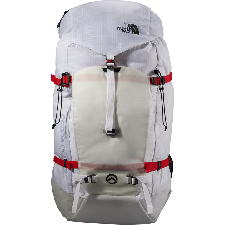 The North Face Cobra 65 TNF White Raw Undyed Professional 65L Mountaineering Backpack
