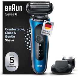 Braun Series 6 61-B1500s Rasoio Trimmer Blu