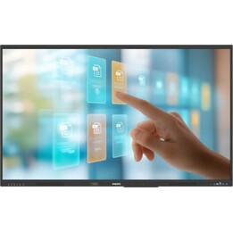 Philips E-Line 86BDL4252E/00 Pantalla táctil interactiva 4K UHD de 86 pulgadas con Android 14 Negro