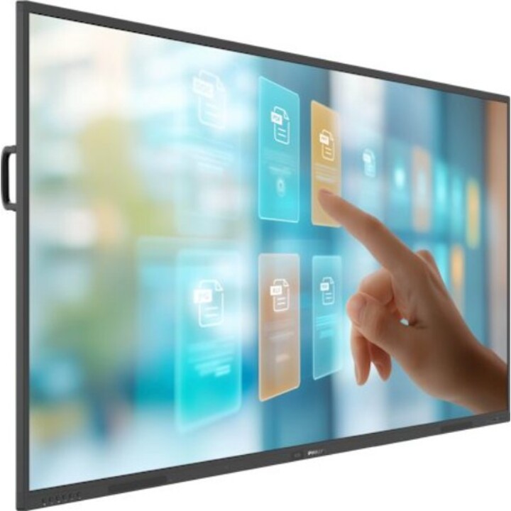 Philips E-Line 86BDL4252E/00 Ecrã tátil interativo 4K UHD de 86 polegadas com Android 14 Preto