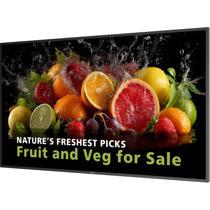Philips 5000 Series 75BDL5050D 75 Inch 4K UHD Signage Display 24/7 Android 14 Black