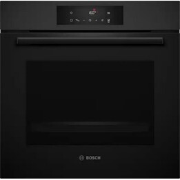 Forno da incasso BOSCH HBA572EM3, nero opaco trasparente, 60 x 60 cm, funzione AirFry, pulizia pirolitica.