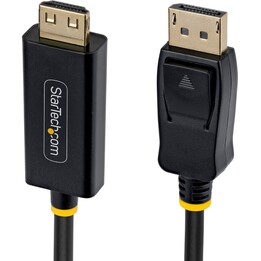 StarTech.com 1m DisplayPort to HDMI Adapter Cable with Gripping Connectors, 4K 60Hz, HDR, Uni-Directional DP to HDMI Video Conve