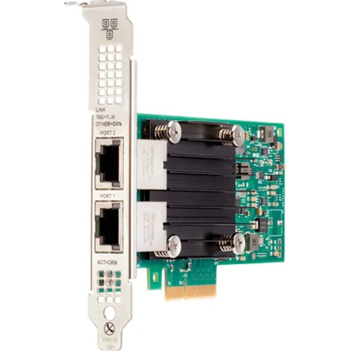 Adaptador de rede HPE Ethernet 10Gb 2 portas 562T Intel X550-AT2 PCIe 3.0 x4