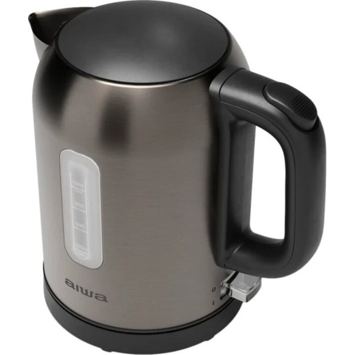 Aiwa Kotan AKT-1000 1L 2200W Edelstahl-Wasserkocher mit Strix-Steuerung