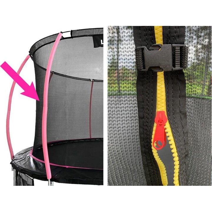 Sport Max 14ft Indoor Trampoline Net, Pink.