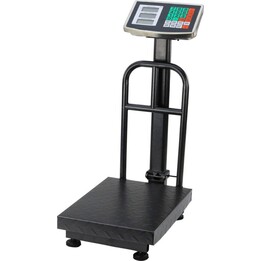 Electronic LCD platform scale for warehouse with accuracy up to 20g and capacity up to 200kg.