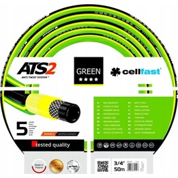 Grüner Gartenschlauch Ats2, Größe 3/4, Länge 50 m, Cellfast
