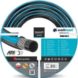 CELLFAST 16-201 Mangueira de jardim de 50 m, para instalação acima do solo, preta