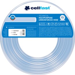 Mangueira técnica para uso geral Cellfast - sem reforço 12,5 × 2,0 mm 50 m