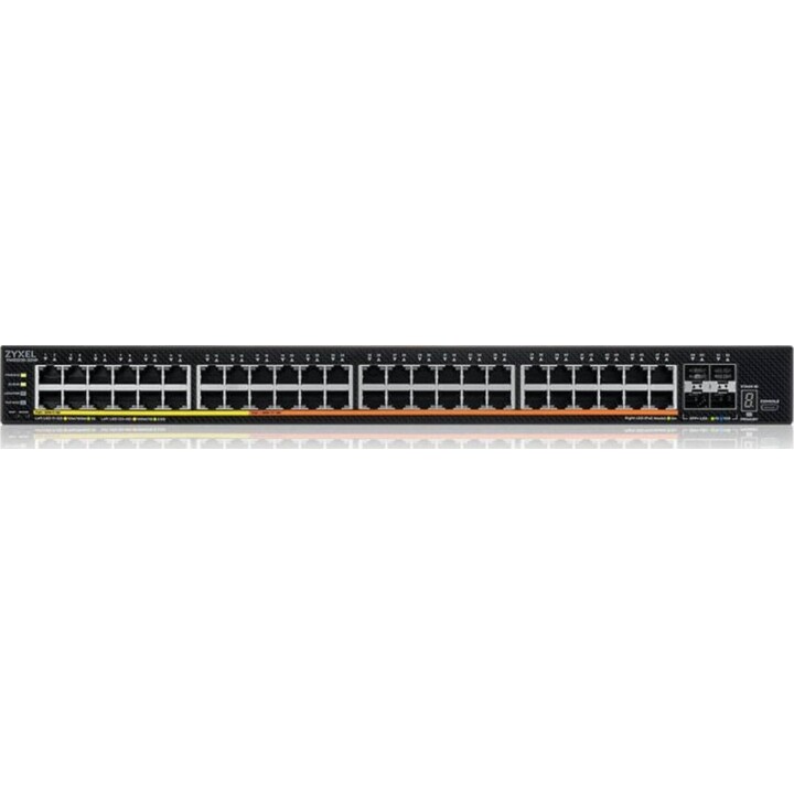 Zyxel XMG2230-52HP Conmutador gestionado L3 48x 2.5GB PoE++ y 4x 10G SFP+ 1U Negro
