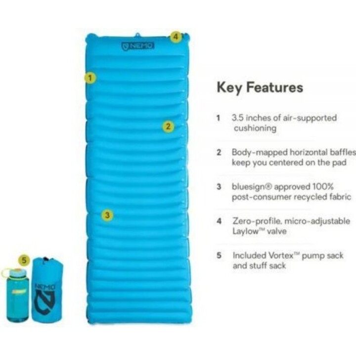 Nemo Quasar 3D Reg Wide Luftmatratze