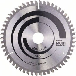 Lama per sega circolare multi materiale BOSCH 200x30x2,4 mm - 54