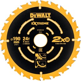 Acessórios DeWalt DT10399-QZ Lâmina de serra circular 190 x 30 mm 3 x DT10304
