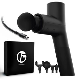 Pistola massaggiante Extralink Gymgun Fit 2.0 Lite, 4 testine, 6 modalità