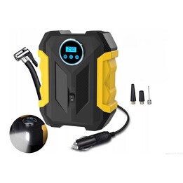 Extralink | Compressore d'aria per auto | Presa accendisigari, 150 psi, 100 W, LCD, torcia, accessori