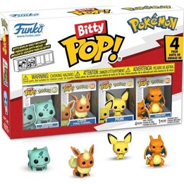 Coffret de figurines Funko Pop! Games Bitty Pop Pokémon Série 3