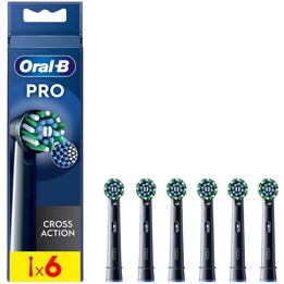 Têtes de brosse de rechange pour brosse à dents Oral-B Pro Cross Action / Lot de 6