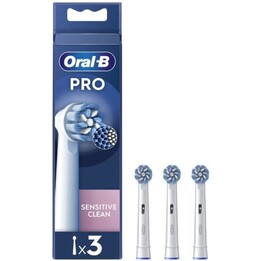 Testine di ricambio Braun per spazzolino elettrico Oral-B Sensitive Clean / Confezione da 3