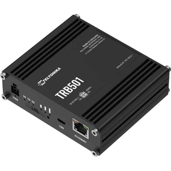 Teltonika TRB501 Industrial 5G Gateway with 2.5G Ethernet and eSIM
