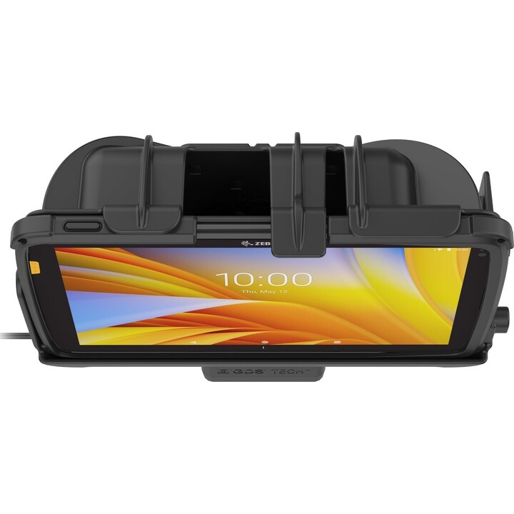 RAM Mounts GDS Powered Locking Vehicle Dock with Key for Zebra ET4x 10 Inch Tablet Black