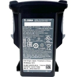 Bateria de mão PowerPrecision+ de 7000mAh da Zebra com beacon BLE para MC9400 MC9450 Preto