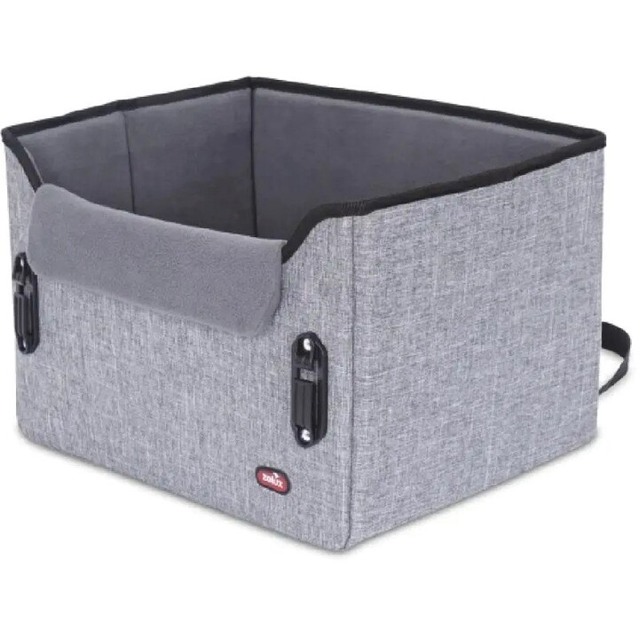ZOLUX Nomad S cinza – cadeira auto para cães – 41×32×28,5 cm