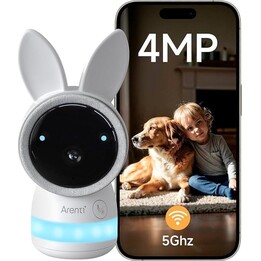 Moniteur pour bébé Arenti Wi-Fi 4 MP/2,5K avec IA