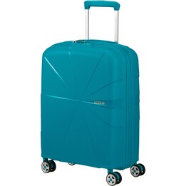 Mala de cabine American Tourister Starvibe com rodinhas giratórias, 55 cm / 55 x 40 x 20 cm / 4 rodas / Verde-cobre