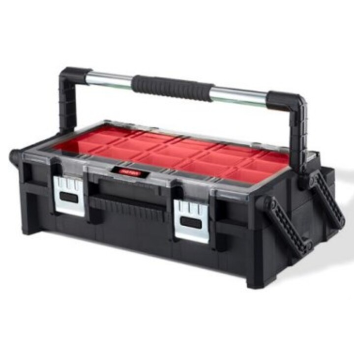 Keter 237004 Valigetta rigida da viaggio/porta accessori, nera