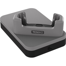 Base de carregamento Zebra CRDCUP-TC5A-2D-B (apenas carregamento) para 2 dispositivos TC501, em preto e cinzento